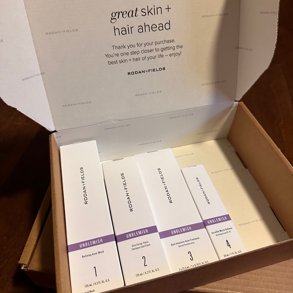 Brand new Unblemish Regimen - Rodan and Fields. Retails for $210!